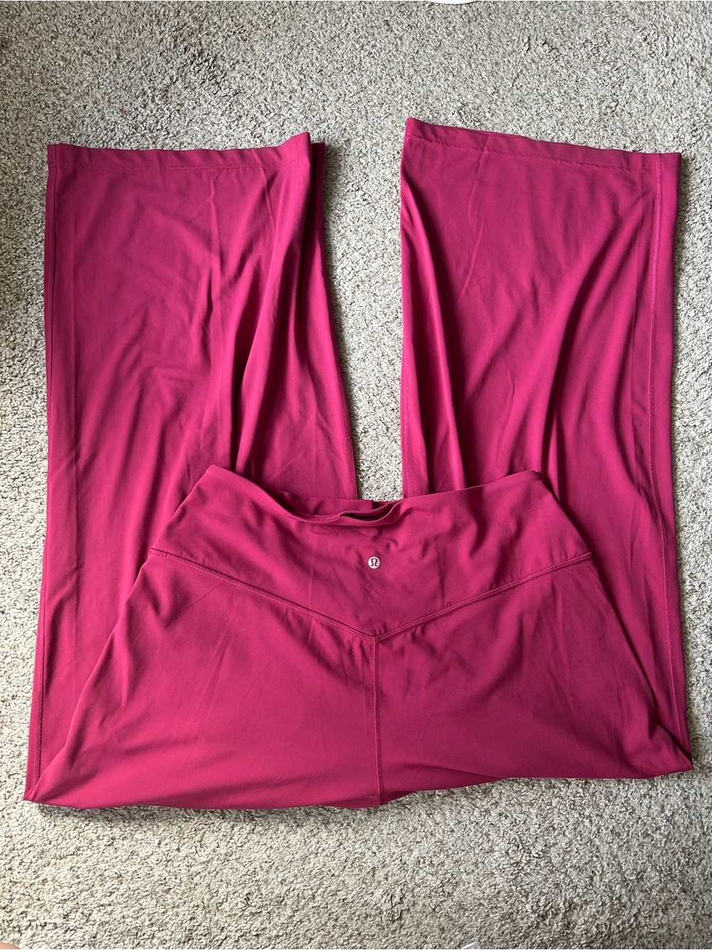 lululemon athletica Wide-Leg Yoga Pants in Deep Rose